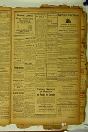 Página do jornal O Nordeste de agosto de 1922