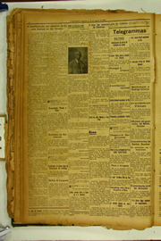 Página do jornal O Nordeste de agosto de 1922