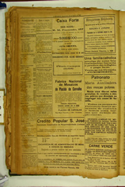 Página do jornal O Nordeste de agosto de 1922