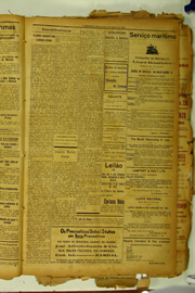 Página do jornal O Nordeste de agosto de 1922