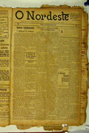 Página do jornal O Nordeste de agosto de 1922