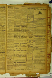 Página do jornal O Nordeste de agosto de 1922