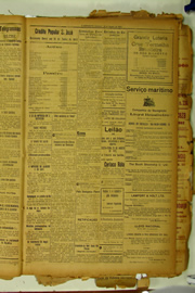 Página do jornal O Nordeste de agosto de 1922
