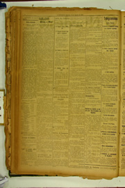 Página do jornal O Nordeste de agosto de 1922
