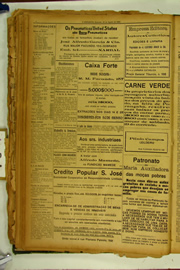 Página do jornal O Nordeste de agosto de 1922