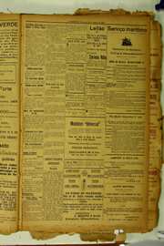 Página do jornal O Nordeste de agosto de 1922