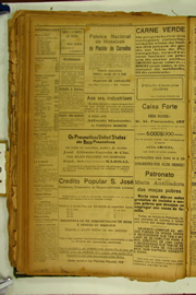 Página do jornal O Nordeste de agosto de 1922