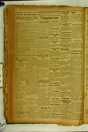 Página do jornal O Nordeste de agosto de 1922