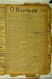 Página do jornal O Nordeste de agosto de 1922