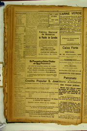 Página do jornal O Nordeste de agosto de 1922