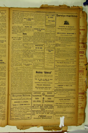 Página do jornal O Nordeste de agosto de 1922