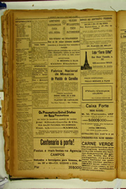 Página do jornal O Nordeste de agosto de 1922