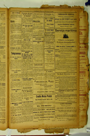 Página do jornal O Nordeste de agosto de 1922