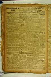 Página do jornal O Nordeste de agosto de 1922