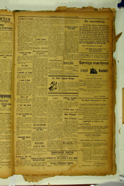 Página do jornal O Nordeste de setembro de 1922