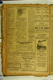 Página do jornal O Nordeste de setembro de 1922