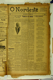 Página do jornal O Nordeste de setembro de 1922