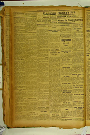 Página do jornal O Nordeste de setembro de 1922