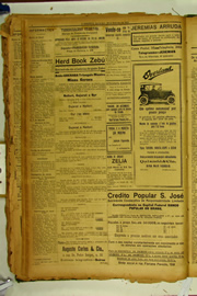Página do jornal O Nordeste de setembro de 1922