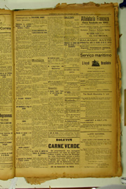 Página do jornal O Nordeste de setembro de 1922