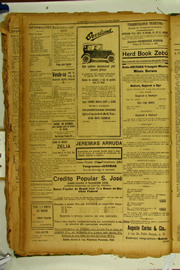 Página do jornal O Nordeste de setembro de 1922