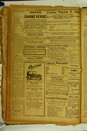 Página do jornal O Nordeste de outubro de 1922