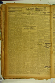 Página do jornal O Nordeste de outubro de 1922