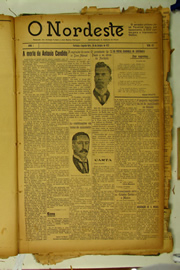 Página do jornal O Nordeste de outubro de 1922