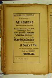 Página do jornal O Nordeste de outubro de 1922