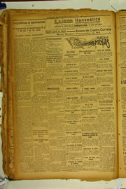 Página do jornal O Nordeste de outubro de 1922