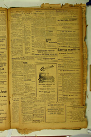 Página do jornal O Nordeste de outubro de 1922