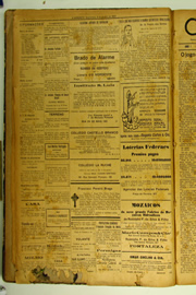 Página do jornal O Nordeste de janeiro de 1923