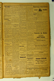 Página do jornal O Nordeste de janeiro de 1923