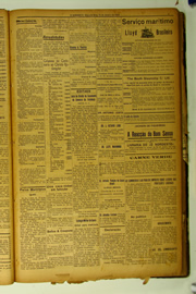 Página do jornal O Nordeste de janeiro de 1923