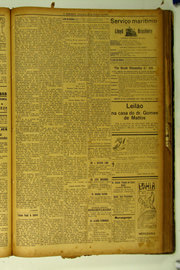 Página do jornal O Nordeste de fevereiro de 1923