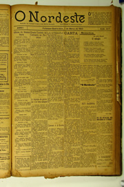 Página do jornal O Nordeste de março de 1923