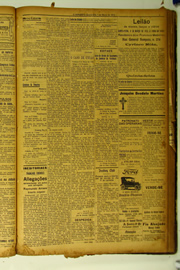 Página do jornal O Nordeste de março de 1923