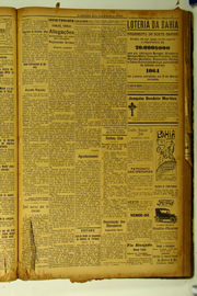 Página do jornal O Nordeste de março de 1923