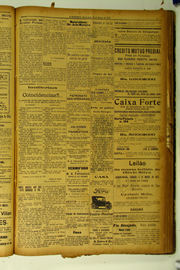 Página do jornal O Nordeste de março de 1923
