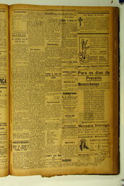 Página do jornal O Nordeste de março de 1923