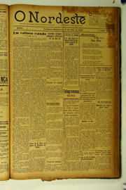 Página do jornal O Nordeste de abril de 1923