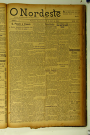 Página do jornal O Nordeste de abril de 1923