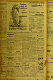 Página do jornal O Nordeste de maio de 1923