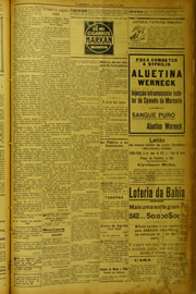 Página do jornal O Nordeste de maio de 1923