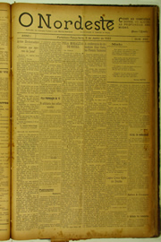Página do jornal O Nordeste de junho de 1923