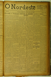 Página do jornal O Nordeste de junho de 1923