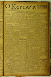 Página do jornal O Nordeste de junho de 1923