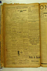 Página do jornal O Nordeste de agosto de 1923
