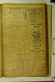 Página do jornal O Nordeste de agosto de 1923