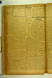 Página do jornal O Nordeste de agosto de 1923